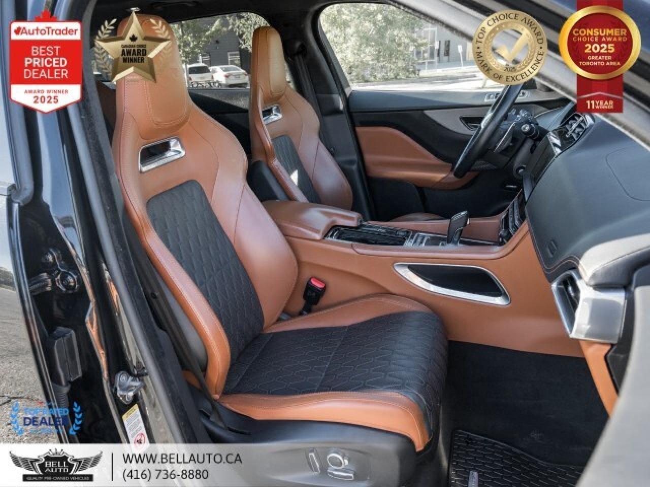 2020 Jaguar F-PACE SVR   PANO   B.SPOT   B.CAM   MMRY & PWR LTHR   NO Photo