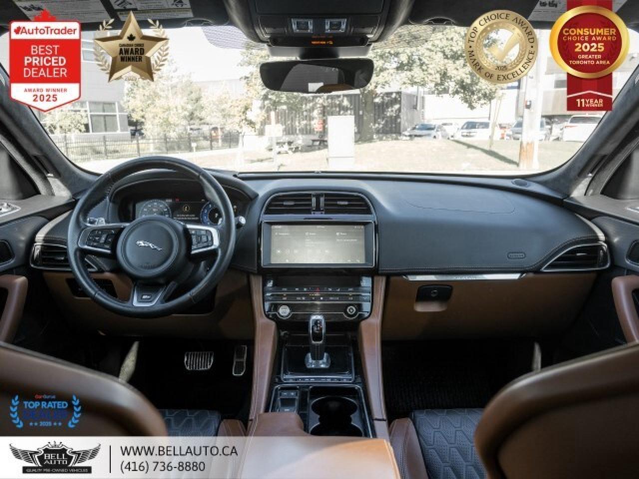 2020 Jaguar F-PACE SVR   PANO   B.SPOT   B.CAM   MMRY & PWR LTHR   NO Photo