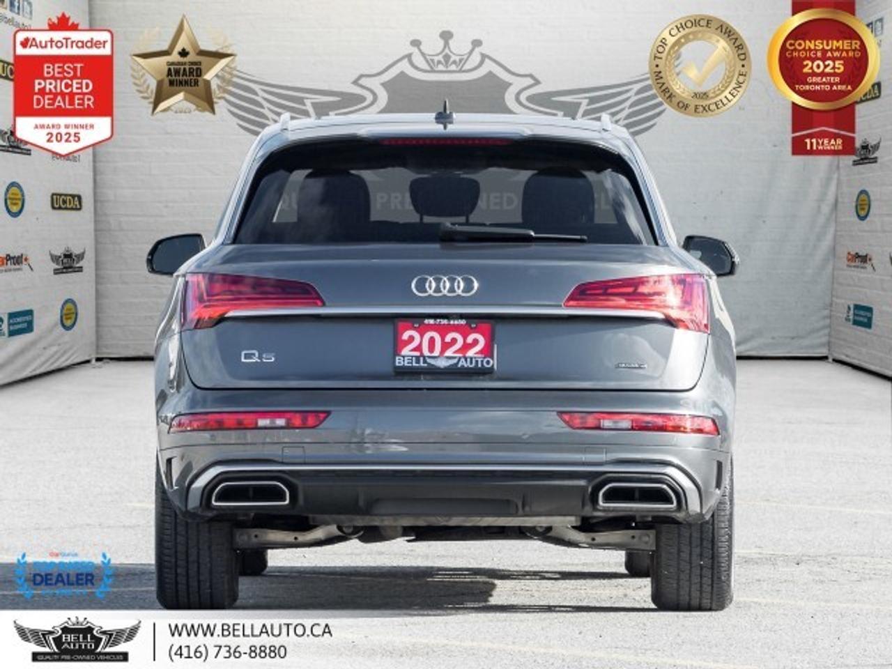 2022 Audi Q5 Progressiv   NAVI   B.CAM   PANO   LTHR   NOACCIDE Photo