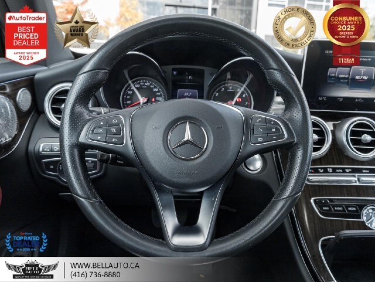 2017 Mercedes-Benz C-Class C 300   PRM PKG   NAVI   B.CAM   HUD   REDLTHR   B Photo