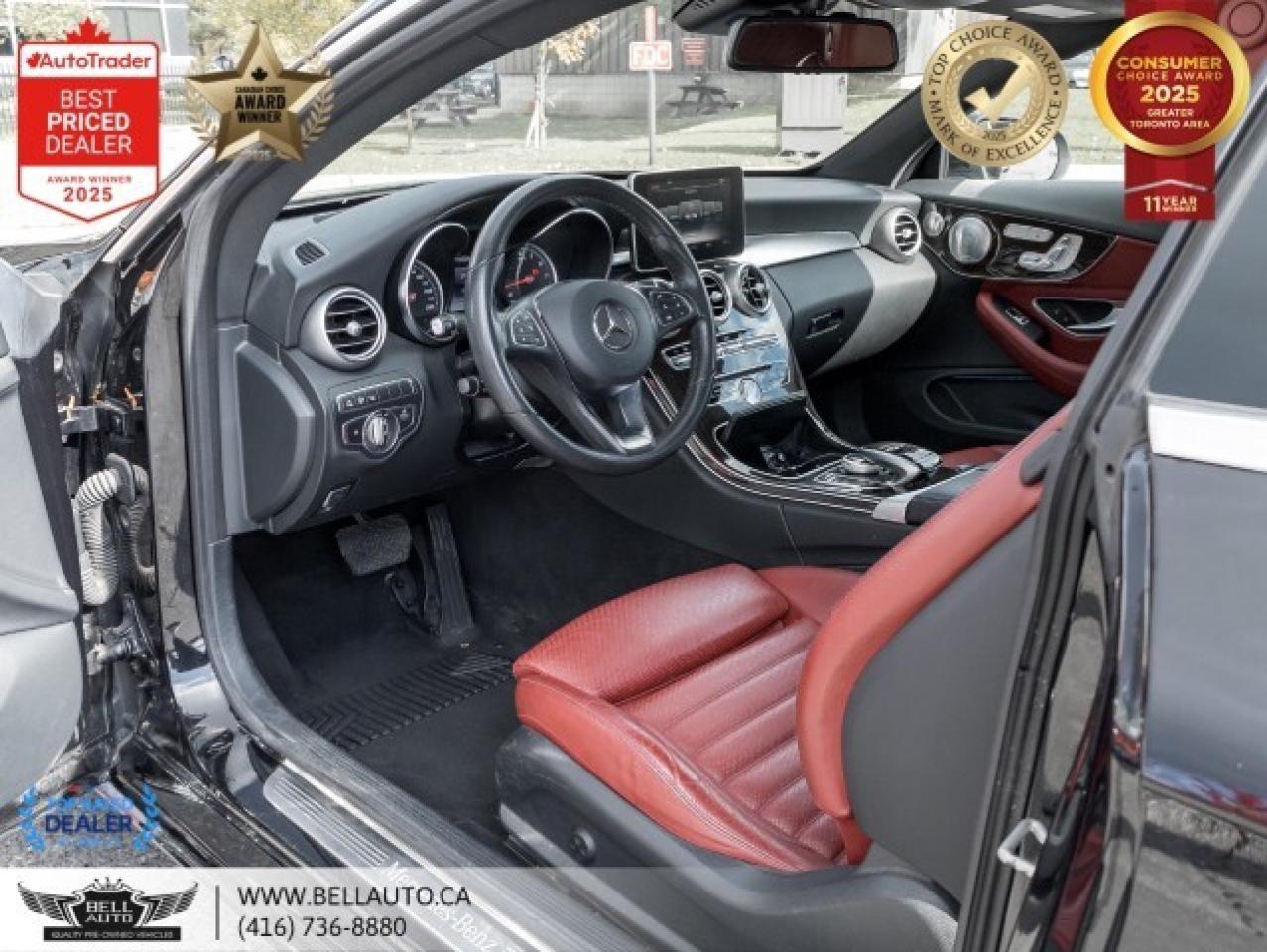 2017 Mercedes-Benz C-Class C 300   PRM PKG   NAVI   B.CAM   HUD   REDLTHR   B Photo