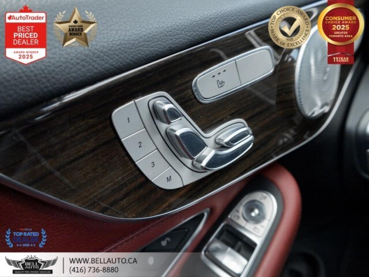 2017 Mercedes-Benz C-Class C 300   PRM PKG   NAVI   B.CAM   HUD   REDLTHR   B Photo