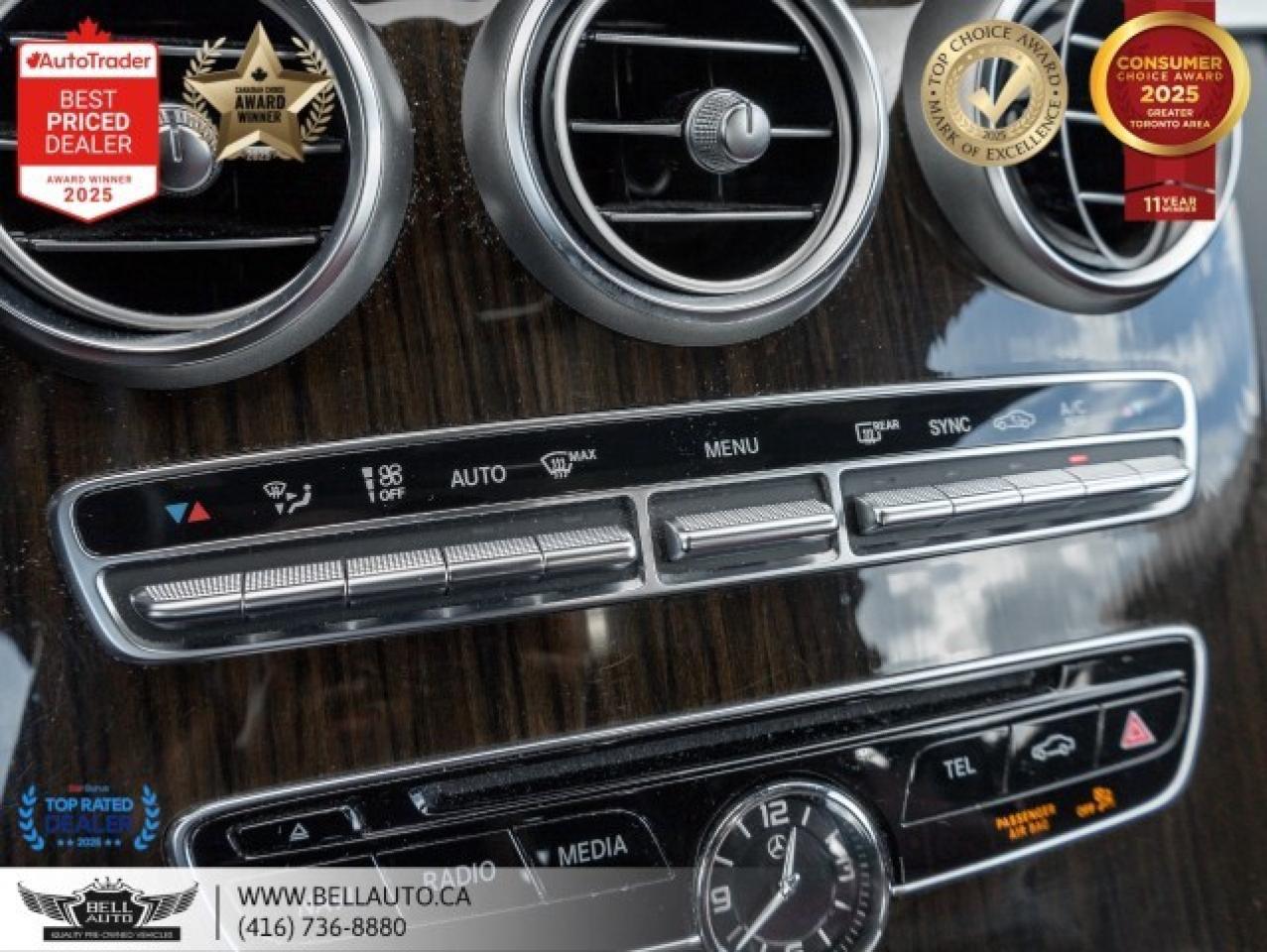 2017 Mercedes-Benz C-Class C 300   PRM PKG   NAVI   B.CAM   HUD   REDLTHR   B Photo