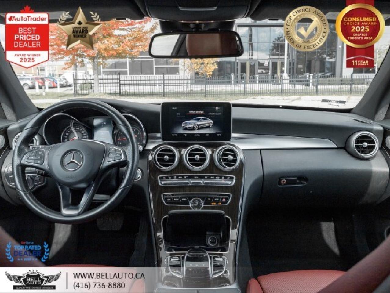 2017 Mercedes-Benz C-Class C 300   PRM PKG   NAVI   B.CAM   HUD   REDLTHR   B Photo