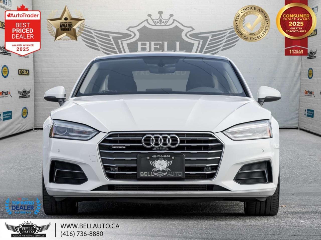 2019 Audi A5 Progressiv   QUATTRO   NAVI   B.CAM   SUNROOF   LOWKMS Photo
