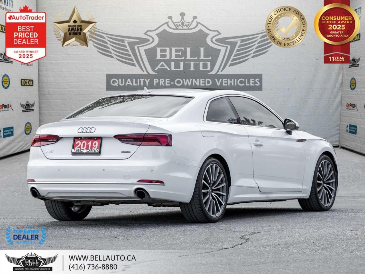 2019 Audi A5 Progressiv   QUATTRO   NAVI   B.CAM   SUNROOF   LOWKMS Photo