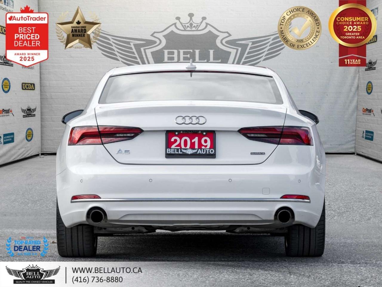 2019 Audi A5 Progressiv   QUATTRO   NAVI   B.CAM   SUNROOF   LOWKMS Photo