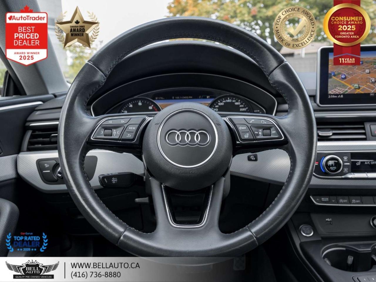 2019 Audi A5 Progressiv   QUATTRO   NAVI   B.CAM   SUNROOF   LOWKMS Photo