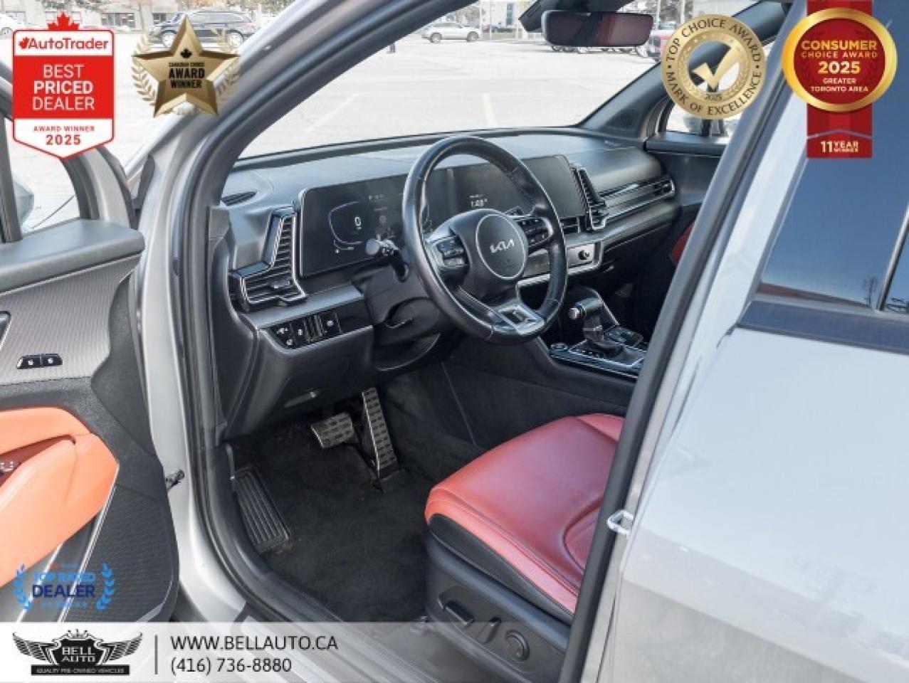 2023 Kia Sportage EX Premium   NAVI   B.CAM   PANO   RED LTHR   ONEO Photo