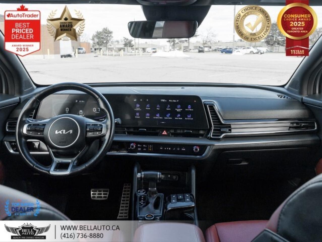 2023 Kia Sportage EX Premium   NAVI   B.CAM   PANO   RED LTHR   ONEO Photo