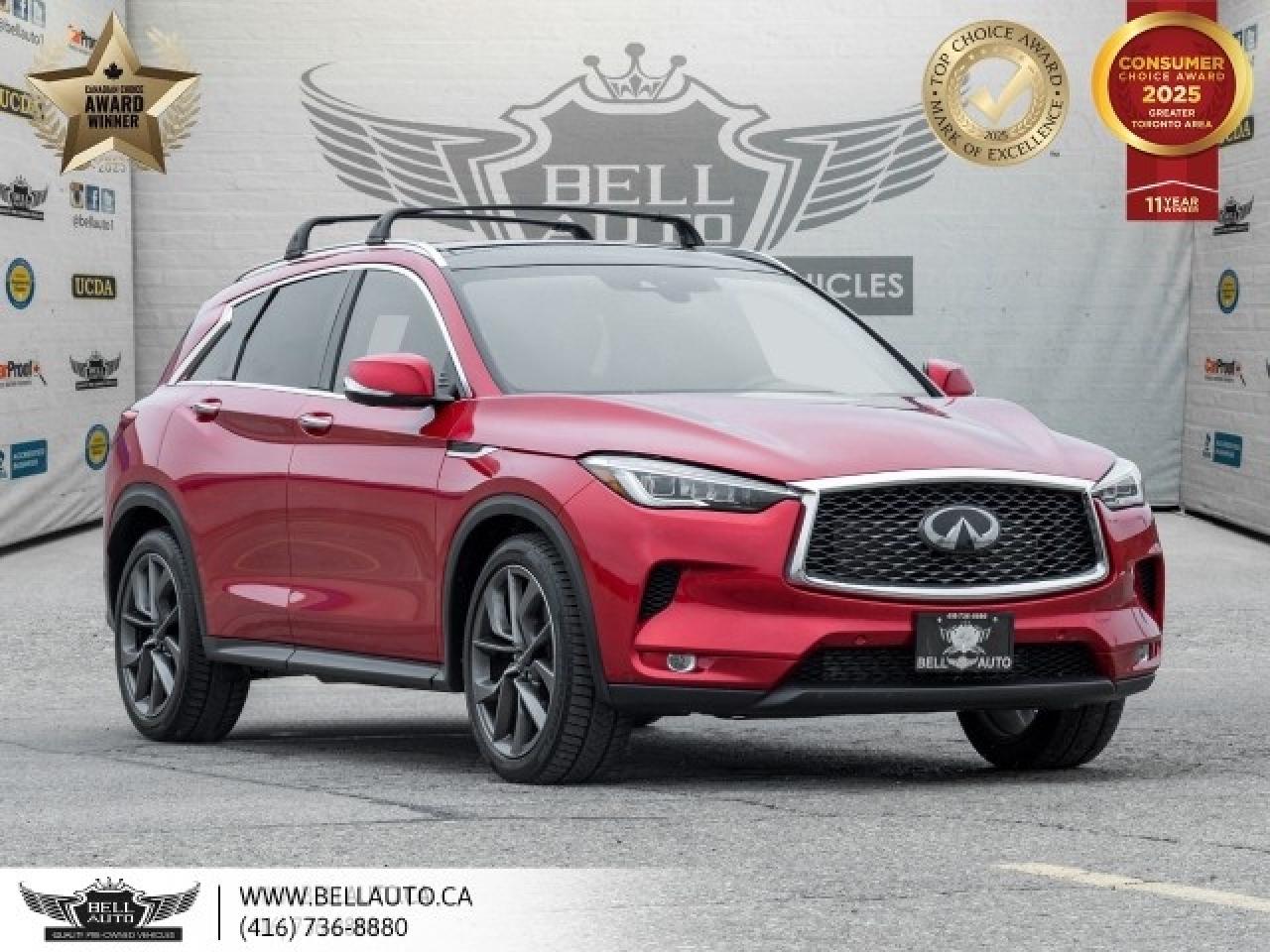 2021 Infiniti QX50 Sensory, 360CAM, HUD, LTHR, NAVI, PANO, B.SPOT, BO Photo0