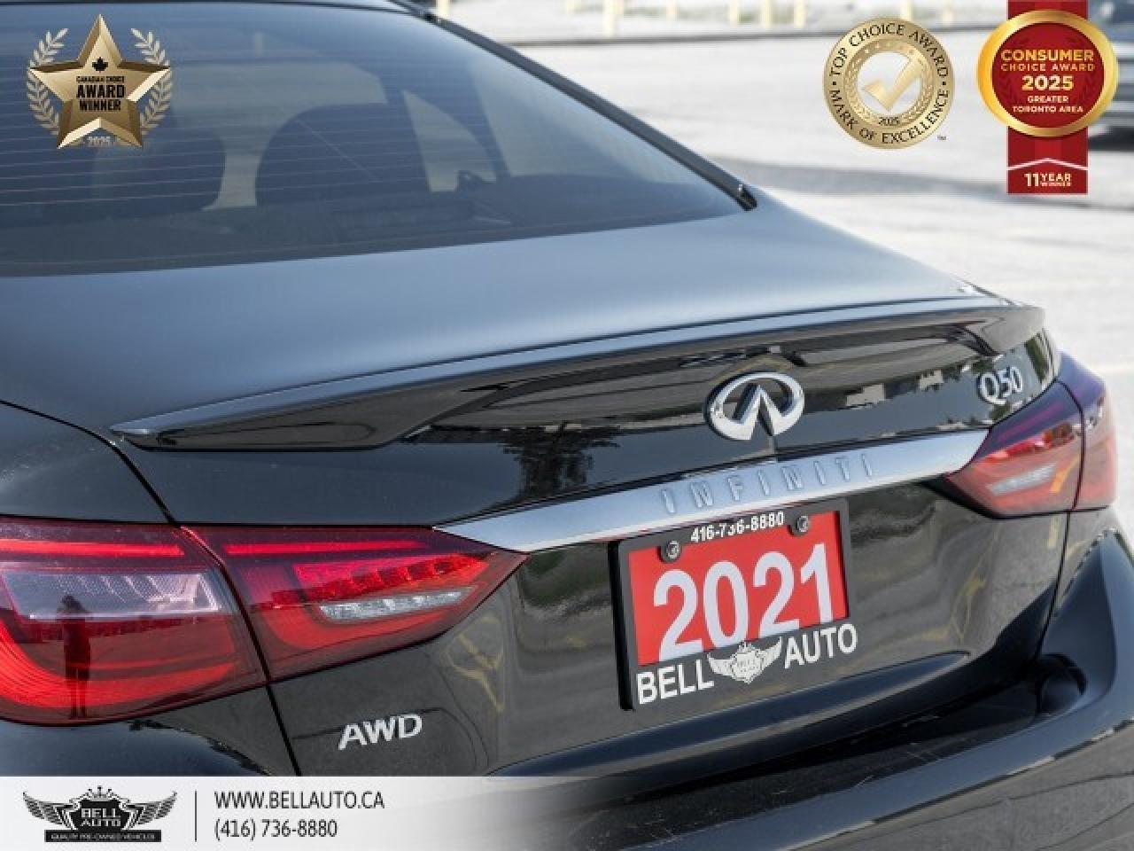 2021 Infiniti Q50 Essential Tech   AWD   360CAM   SUNROOF   B.SPOT Photo