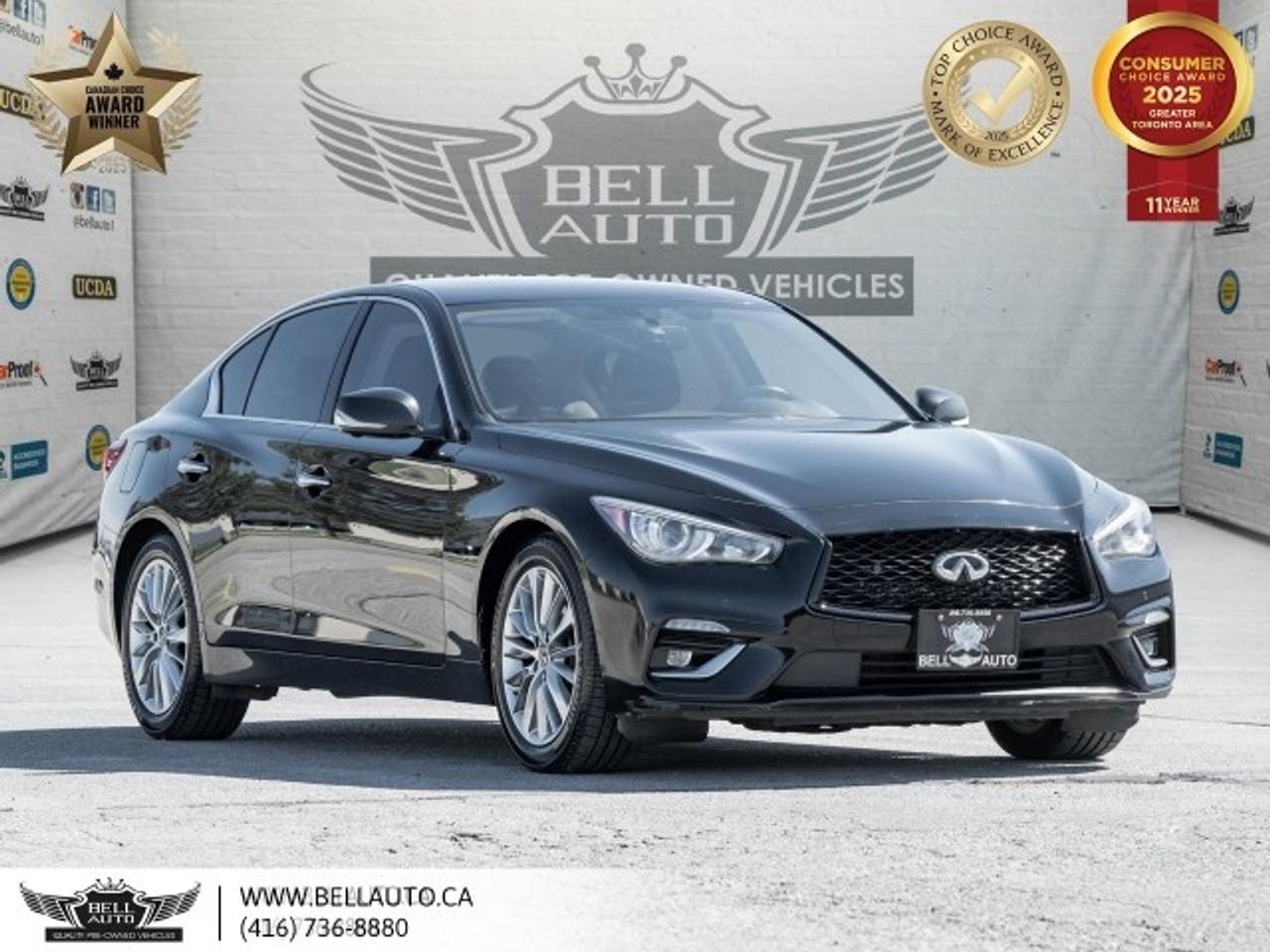 2021 Infiniti Q50 Essential Tech   AWD   360CAM   SUNROOF   B.SPOT Photo