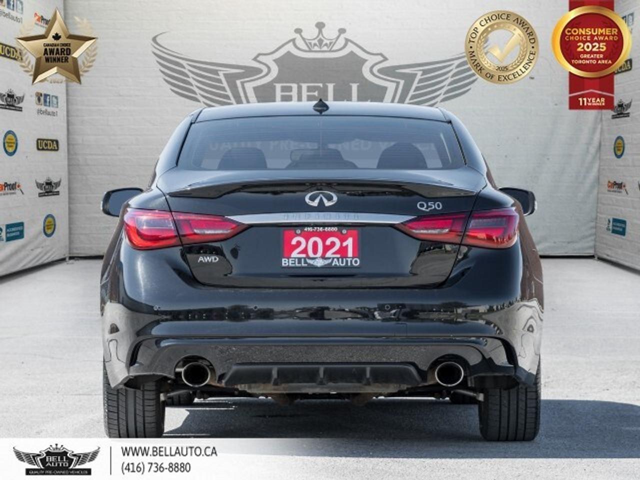 2021 Infiniti Q50 Essential Tech   AWD   360CAM   SUNROOF   B.SPOT Photo