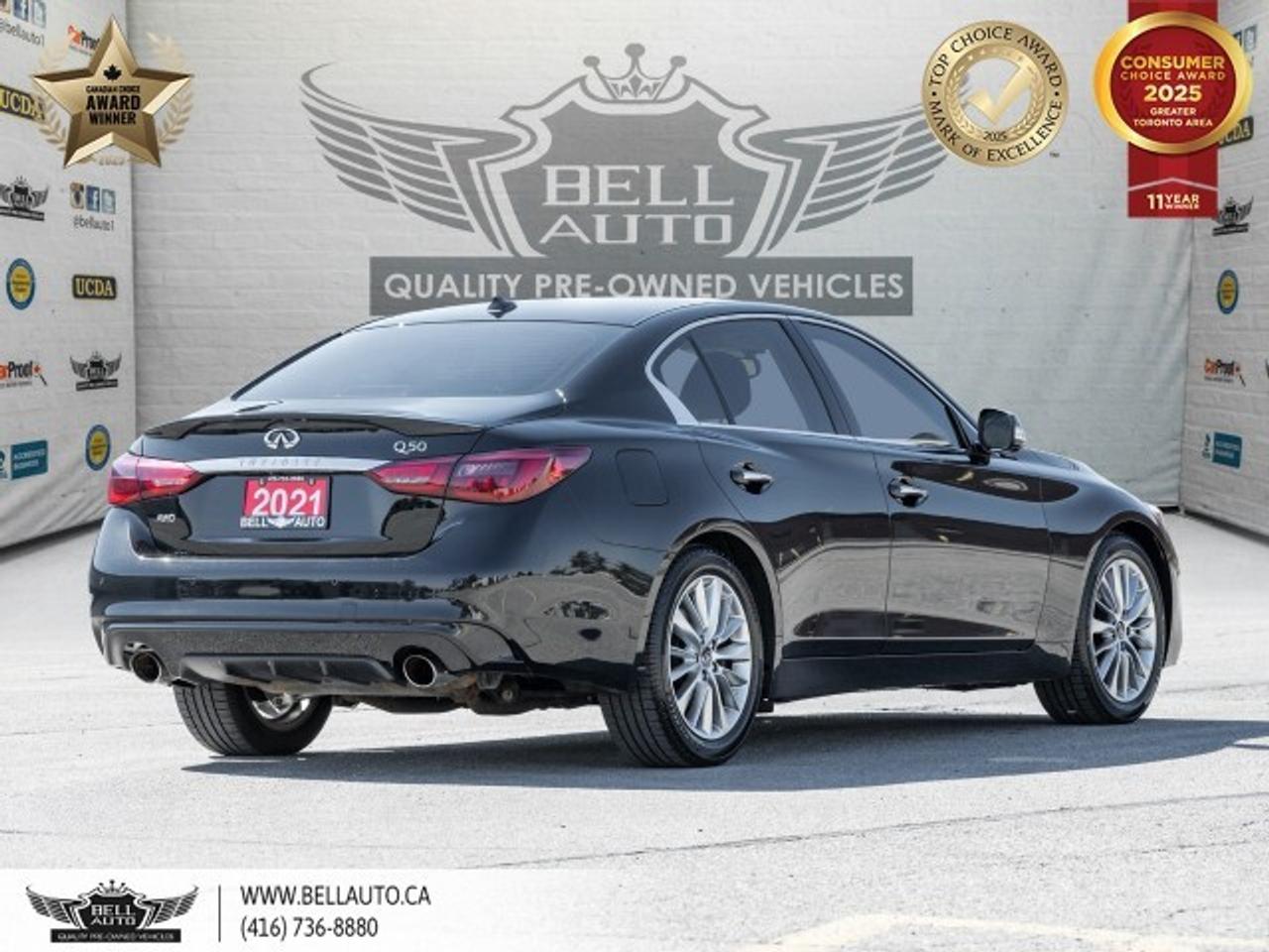 2021 Infiniti Q50 Essential Tech   AWD   360CAM   SUNROOF   B.SPOT Photo