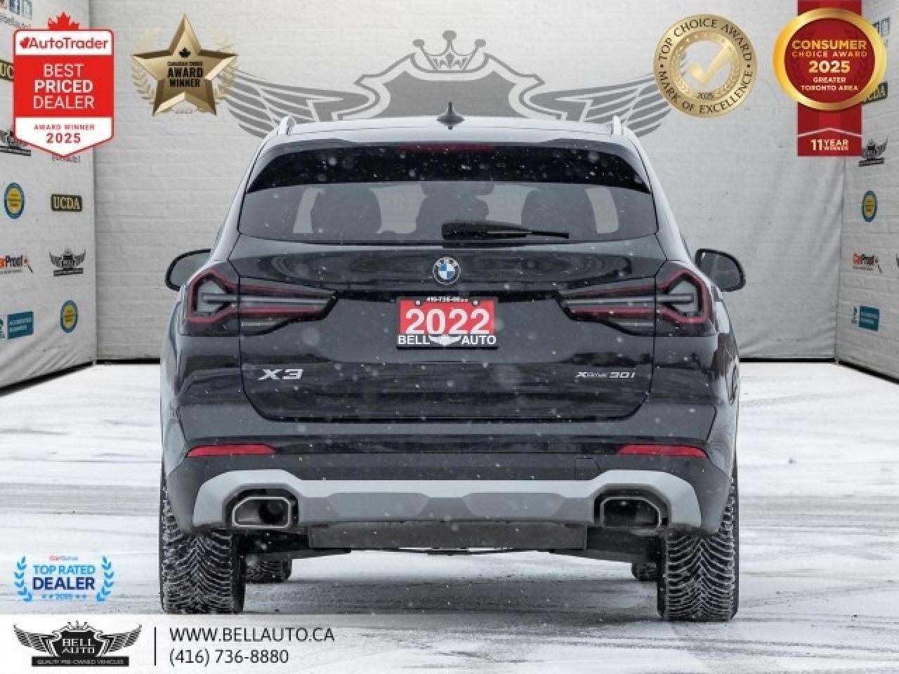 2022 BMW X3 xDrive30i   NAVI   B.CAM   PANO   ONEOWNER   NOACC Photo