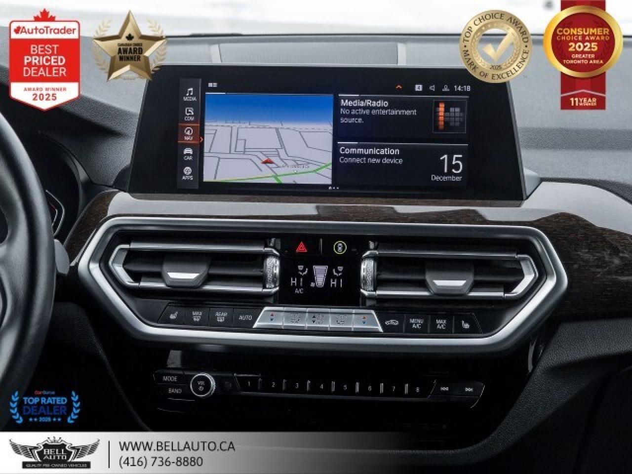 2022 BMW X3 xDrive30i   NAVI   B.CAM   PANO   ONEOWNER   NOACC Photo