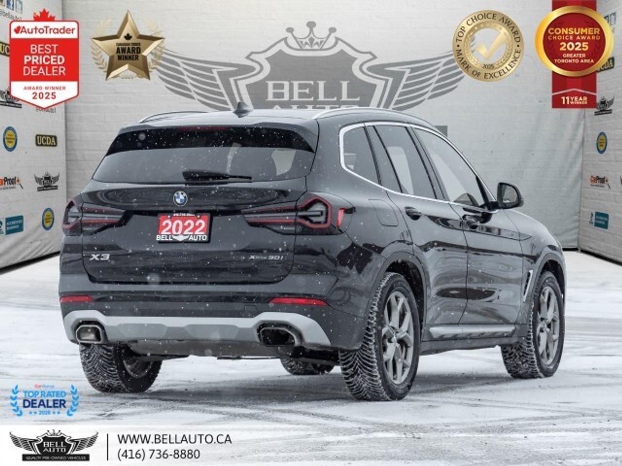 2022 BMW X3 xDrive30i   NAVI   B.CAM   PANO   ONEOWNER   NOACC Photo