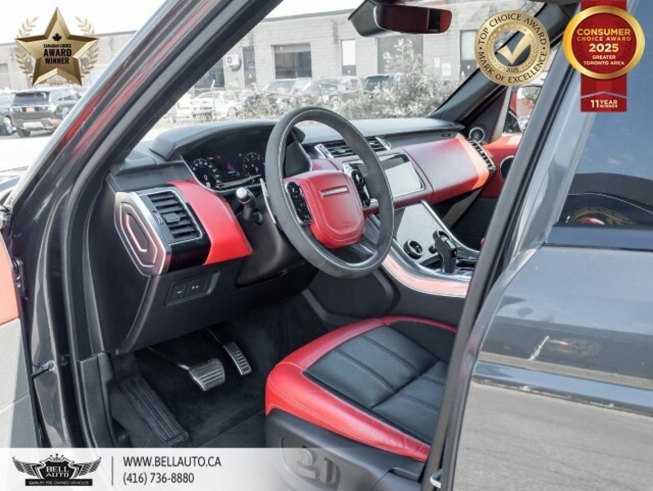 2022 Land Rover Range Rover Sport HST   NAVI   B.CAM   PANO   RED LTHR   MERIDIAN Photo