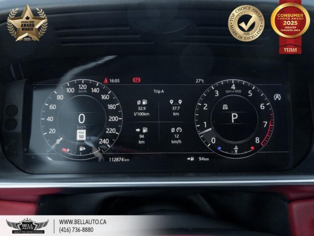 2022 Land Rover Range Rover Sport HST   NAVI   B.CAM   PANO   RED LTHR   MERIDIAN Photo