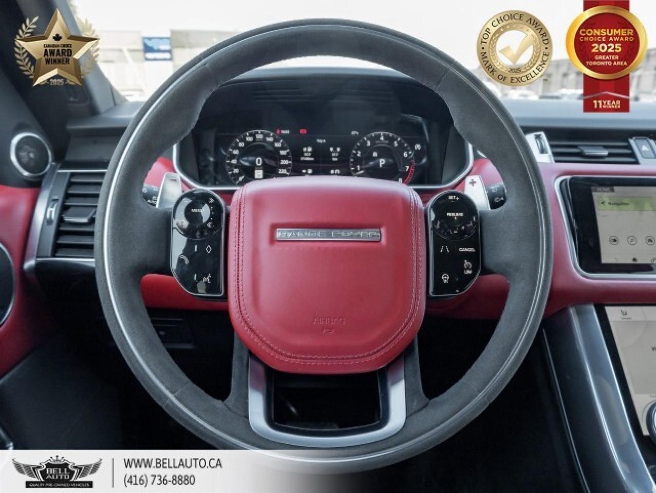 2022 Land Rover Range Rover Sport HST   NAVI   B.CAM   PANO   RED LTHR   MERIDIAN Photo