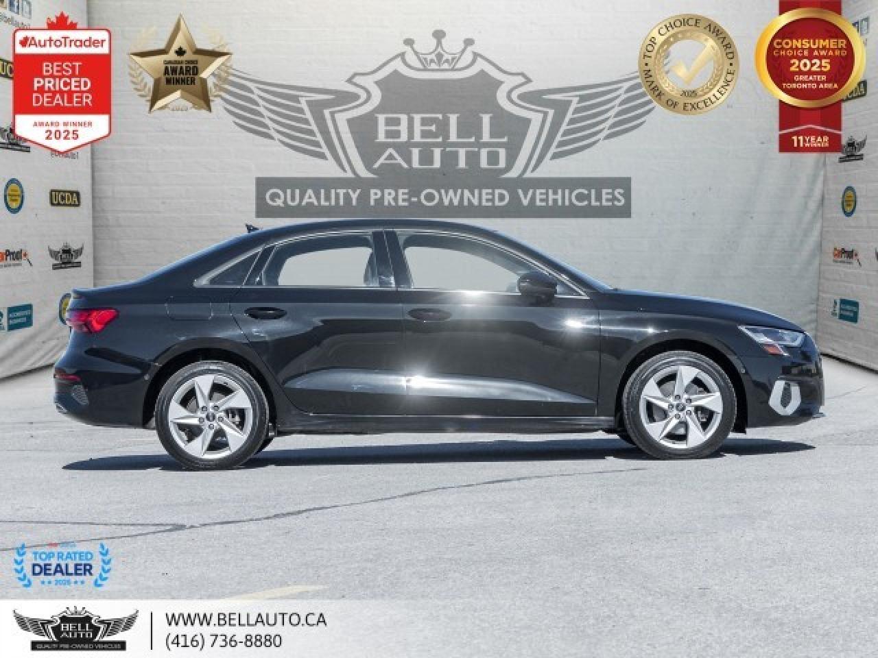 2023 Audi A3 Komfort   PANO   PARKASSIST   HTD SEATS   LEATHER Photo