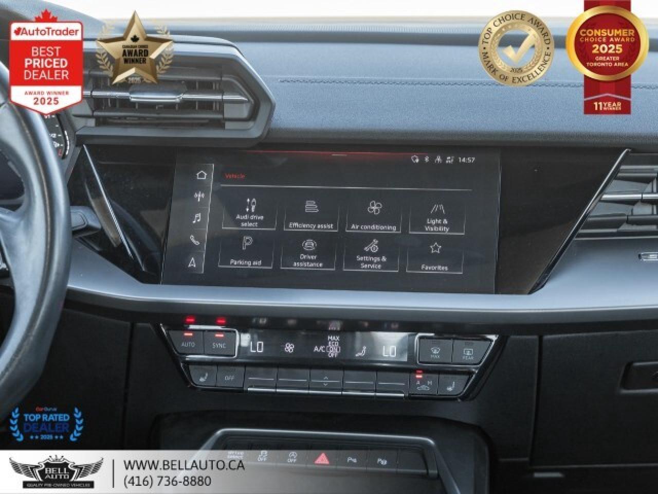 2023 Audi A3 Komfort   PANO   PARKASSIST   HTD SEATS   LEATHER Photo