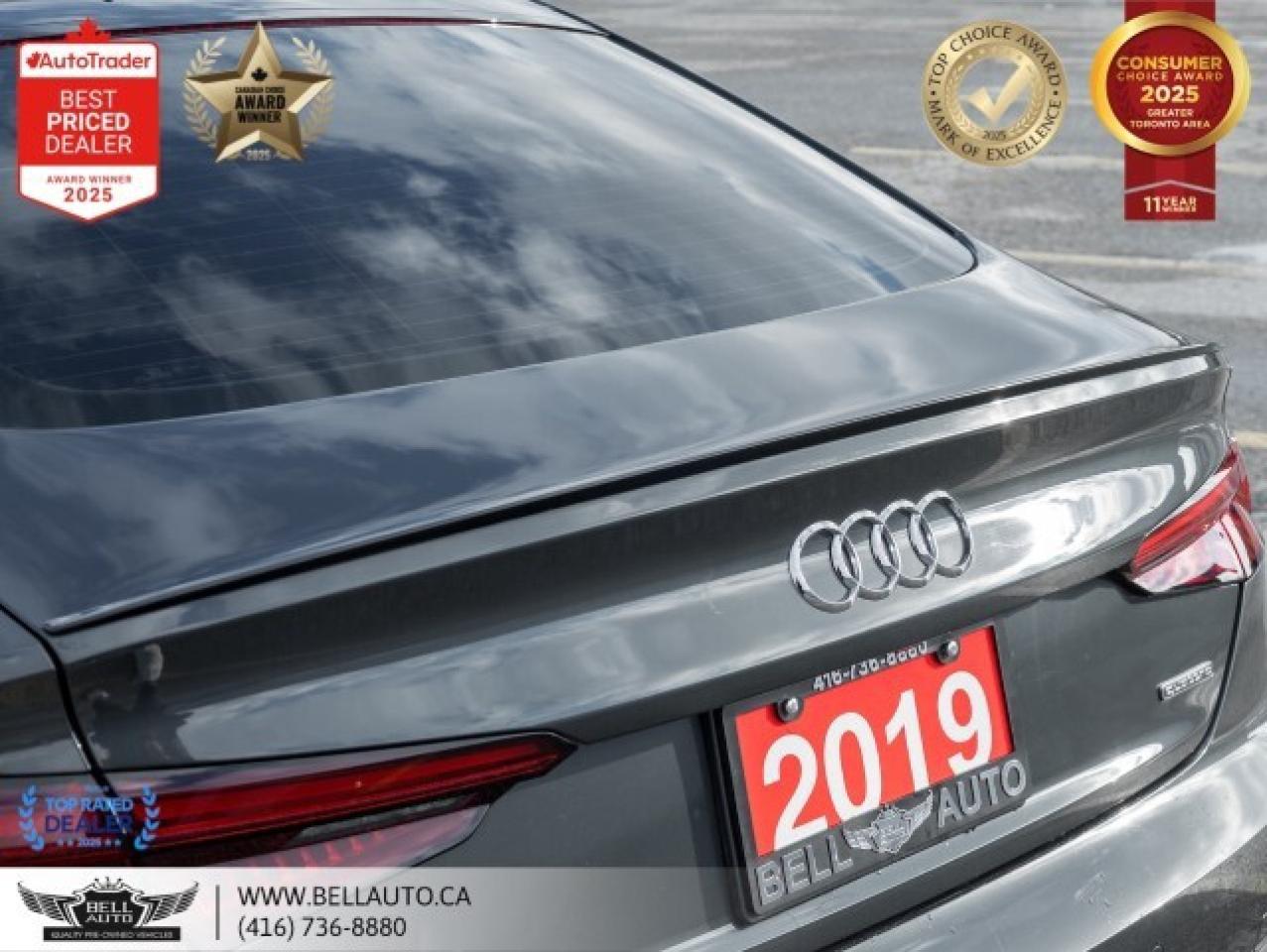 2019 Audi A5 Sportback Progressiv   S-LINE   QUATTRO   SUNROOF   B.CAM Photo