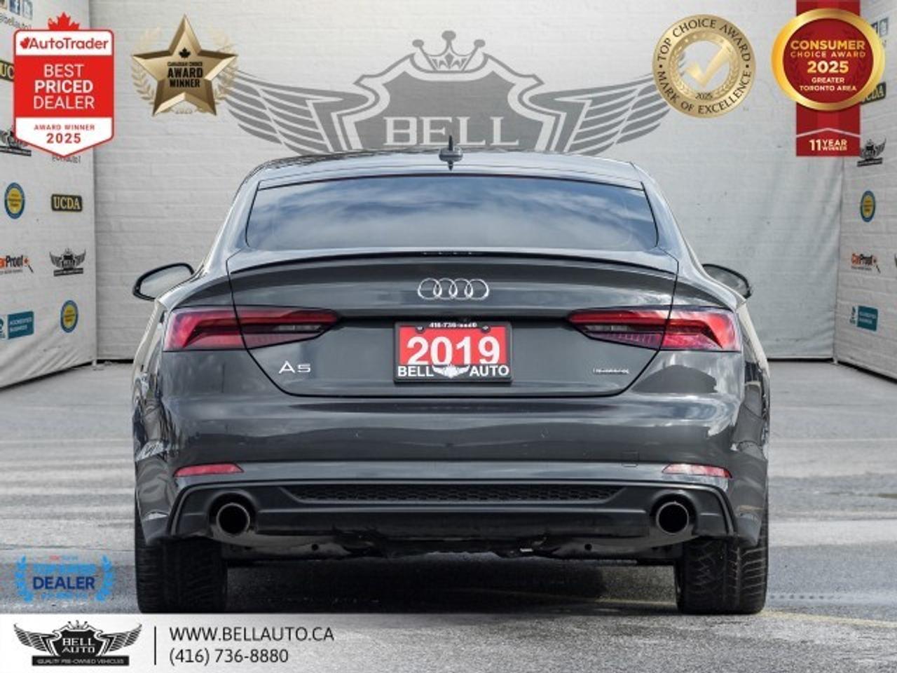 2019 Audi A5 Sportback Progressiv   S-LINE   QUATTRO   SUNROOF   B.CAM Photo