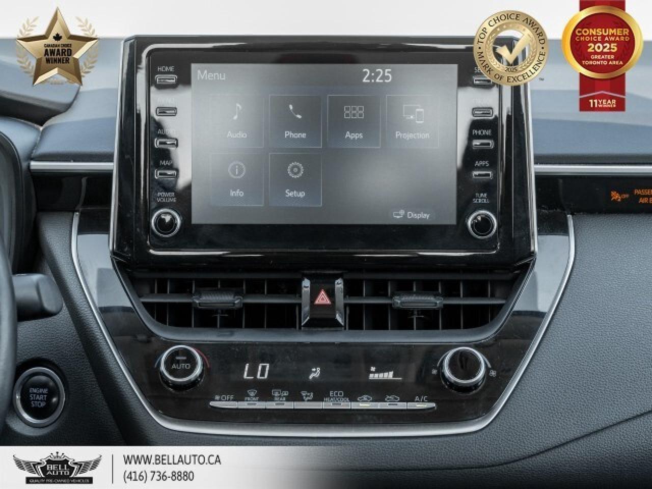 2021 Toyota Corolla LE   B.CAM   SUNROOF   HEATED SEATS   SATELLITERAD Photo