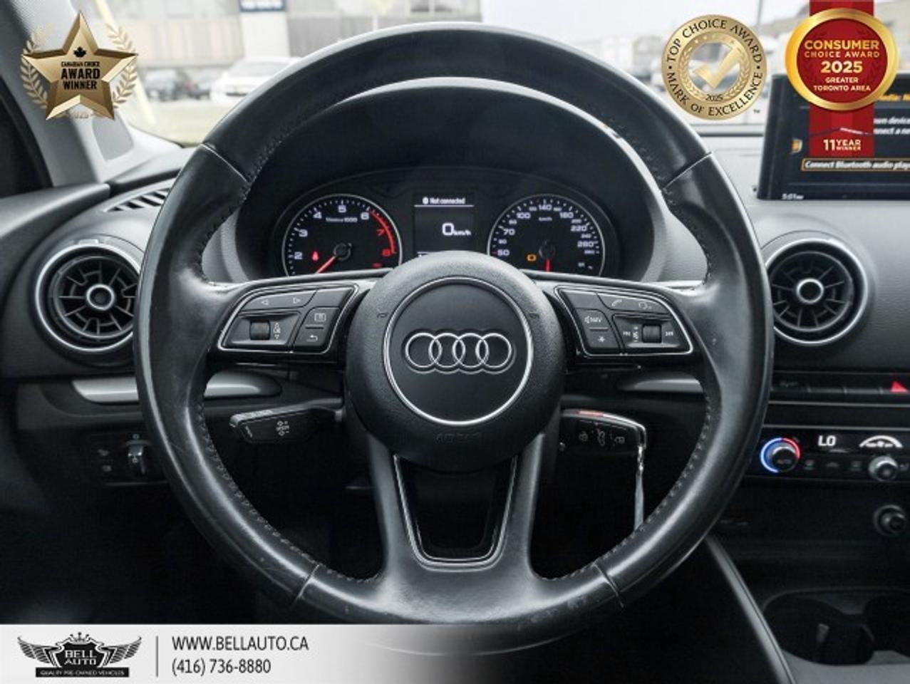 2017 Audi A3 2.0T Komfort   PANO   XENON   LEATHER   PWR&HTD SE Photo