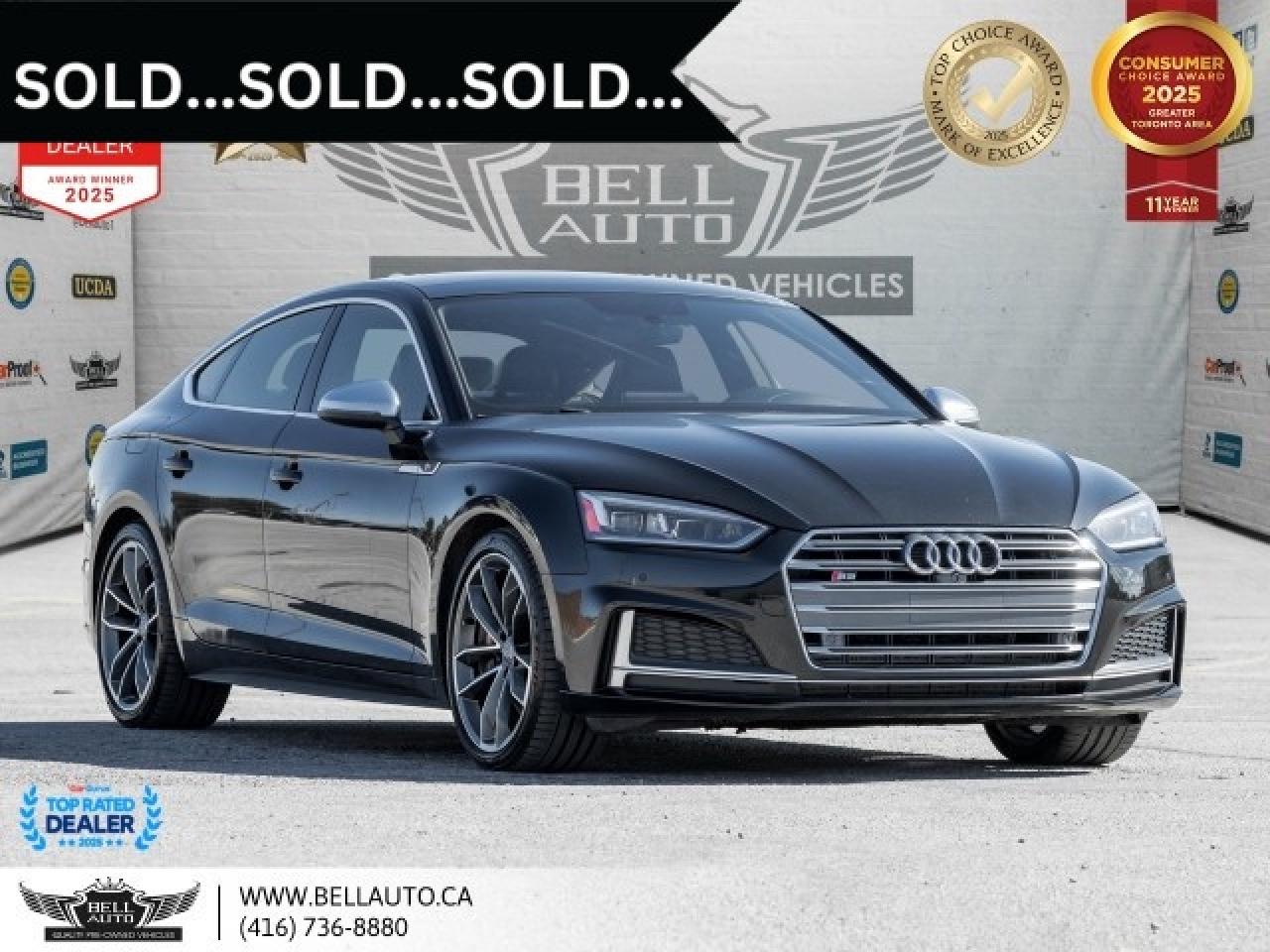 2018 Audi S5 Sportback Progressiv   S-LINE   SUNROOF   MSGSEATS   B.CAM Photo