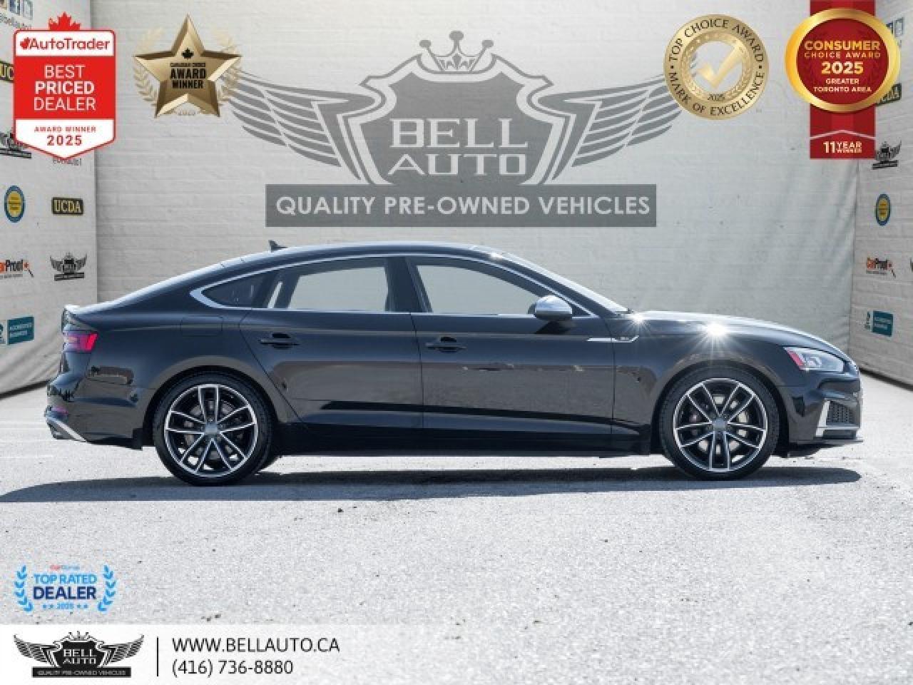 2018 Audi S5 Sportback Progressiv   S-LINE   SUNROOF   MSGSEATS   B.CAM Photo