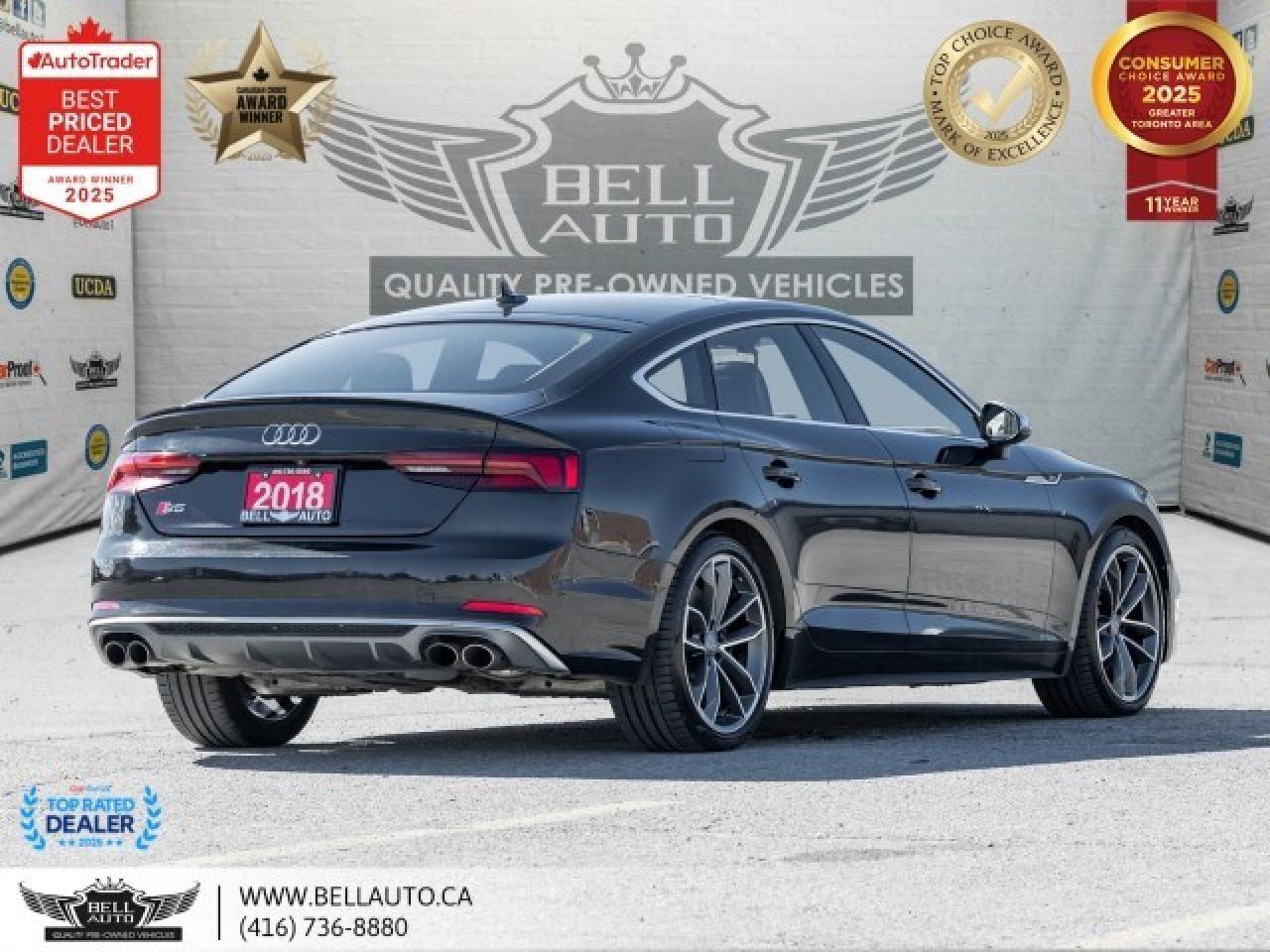 2018 Audi S5 Sportback Progressiv   S-LINE   SUNROOF   MSGSEATS   B.CAM Photo