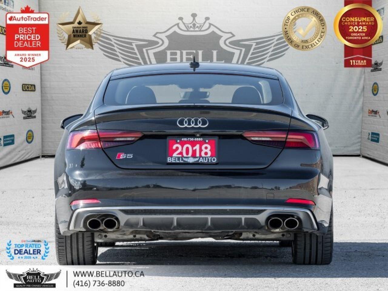 2018 Audi S5 Sportback Progressiv   S-LINE   SUNROOF   MSGSEATS   B.CAM Photo