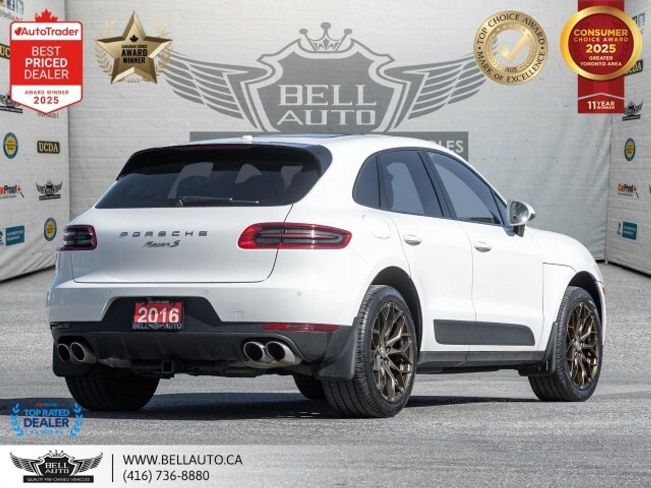 2016 Porsche Macan S   NAVI   PANO   REDLTHR   20RIMS   REDBRKCLPRS Photo