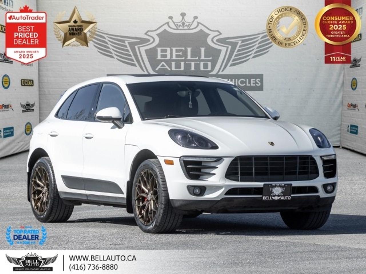 2016 Porsche Macan S   NAVI   PANO   REDLTHR   20RIMS   REDBRKCLPRS Photo