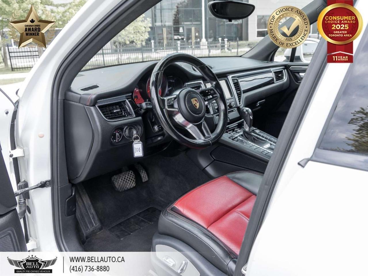 2016 Porsche Macan S   NAVI   PANO   REDLTHR   20RIMS   REDBRKCLPRS Photo