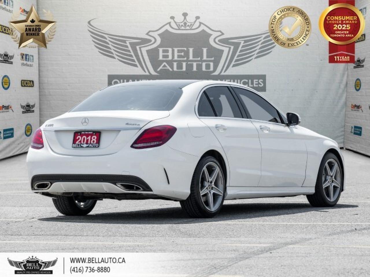 2018 Mercedes-Benz C-Class C300   AMG PKG   NAVI   B.CAM   PANO   LOWKMS   NO Photo