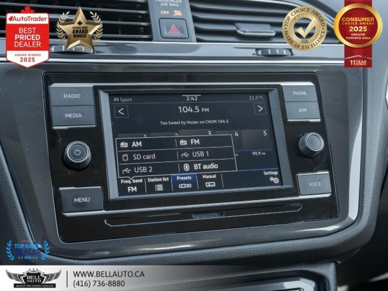 2024 Volkswagen Tiguan Trendline   AWD   B.CAM   BLUETOOTH   ONEOWNER Photo