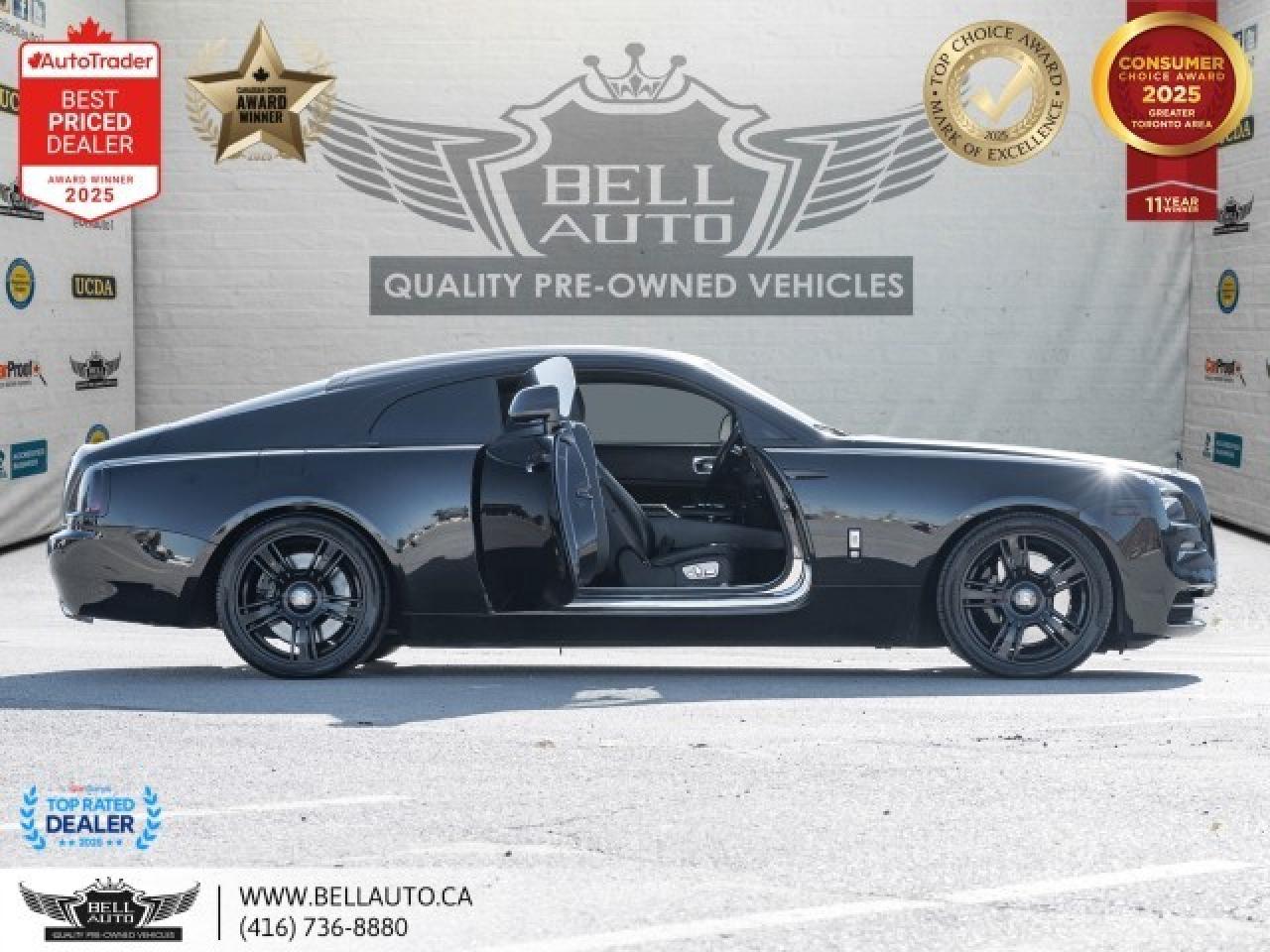 2016 Rolls-Royce Wraith LOADED   BLK ON BLK   CLEANCARFAX   NOACCIDENT Photo