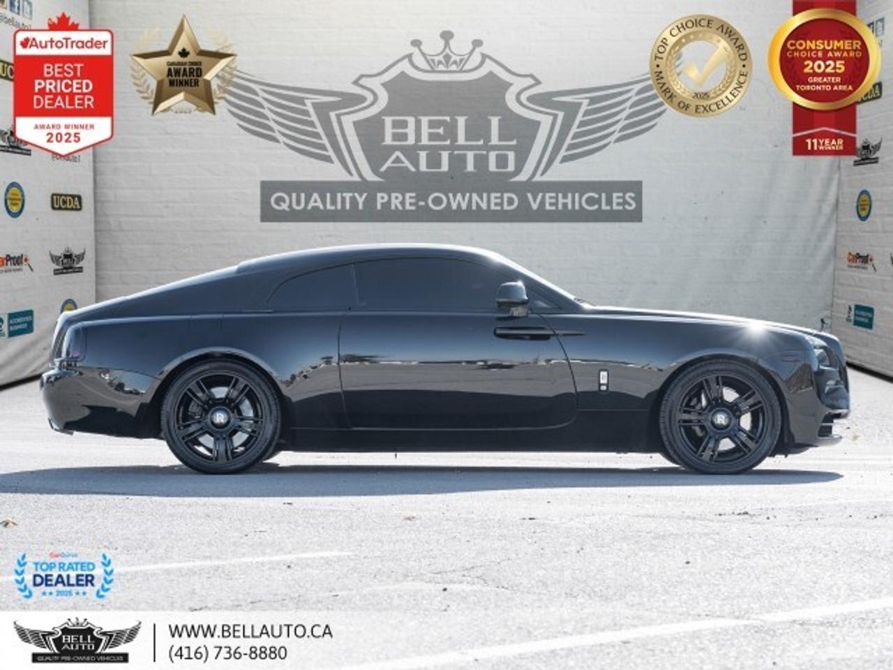 2016 Rolls-Royce Wraith LOADED   BLK ON BLK   CLEANCARFAX   NOACCIDENT Photo
