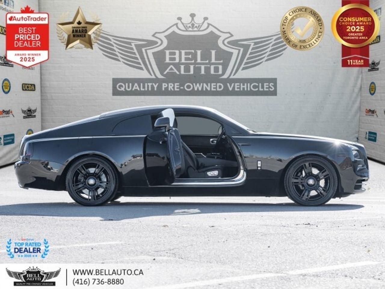 2016 Rolls-Royce Wraith LOADED   BLK ON BLK   CLEANCARFAX   NOACCIDENT Photo