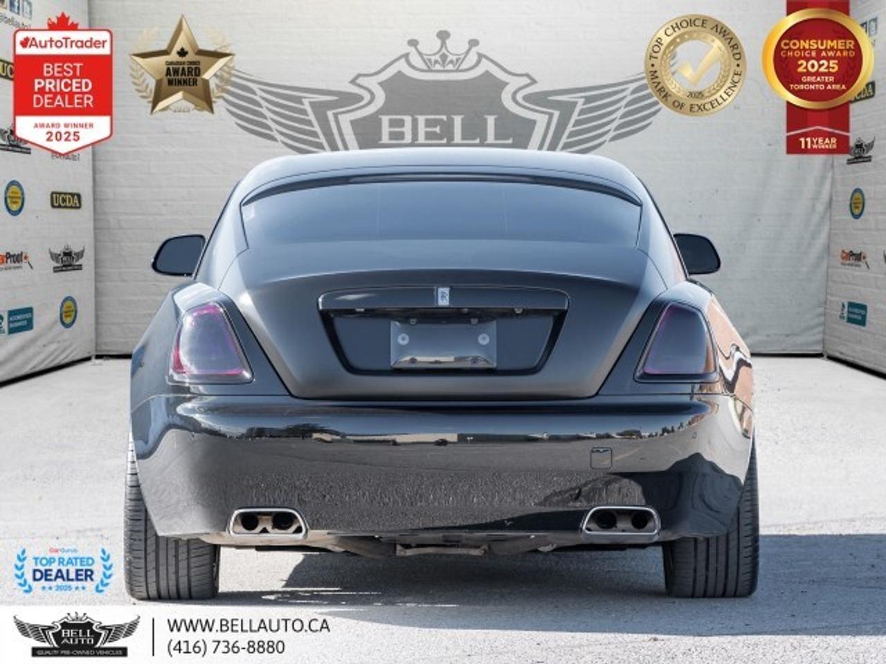 2016 Rolls-Royce Wraith LOADED   BLK ON BLK   CLEANCARFAX   NOACCIDENT Photo