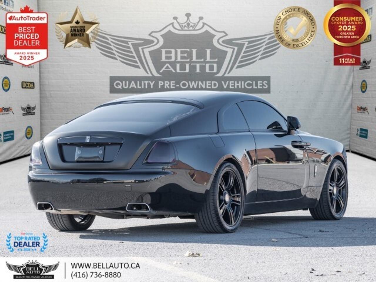 2016 Rolls-Royce Wraith LOADED   BLK ON BLK   CLEANCARFAX   NOACCIDENT Photo