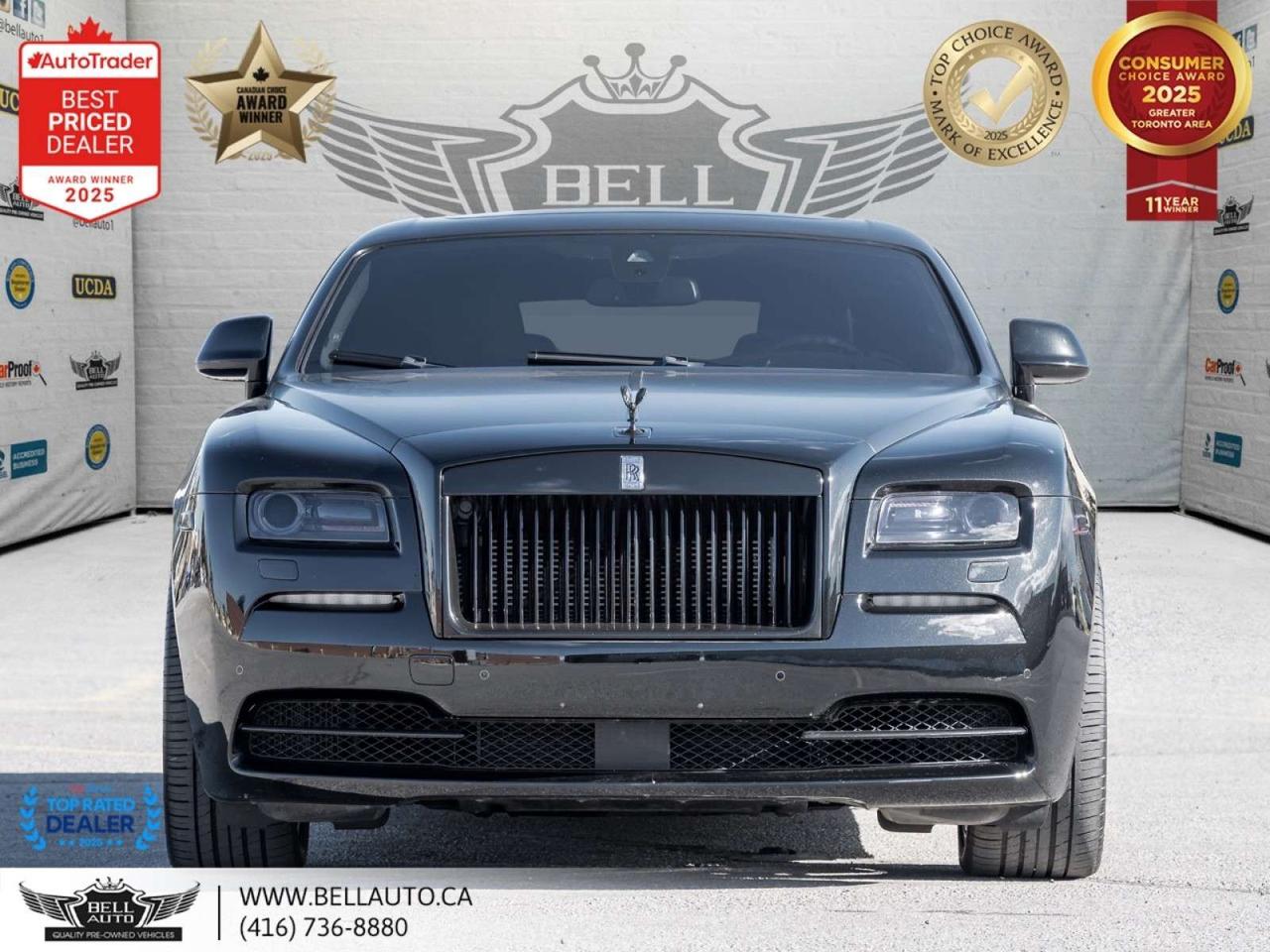 2016 Rolls-Royce Wraith LOADED   BLK ON BLK   CLEANCARFAX   NOACCIDENT Photo2
