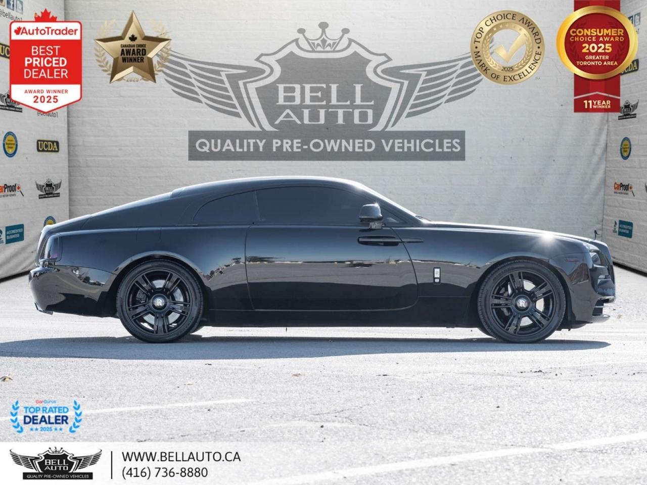 2016 Rolls-Royce Wraith LOADED   BLK ON BLK   CLEANCARFAX   NOACCIDENT Photo