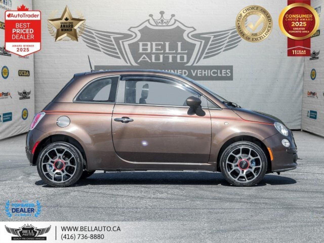 2012 Fiat 500 Pop HB   ESPRESSO BROWN   LOW KM   NOACCIDENT   CL Photo