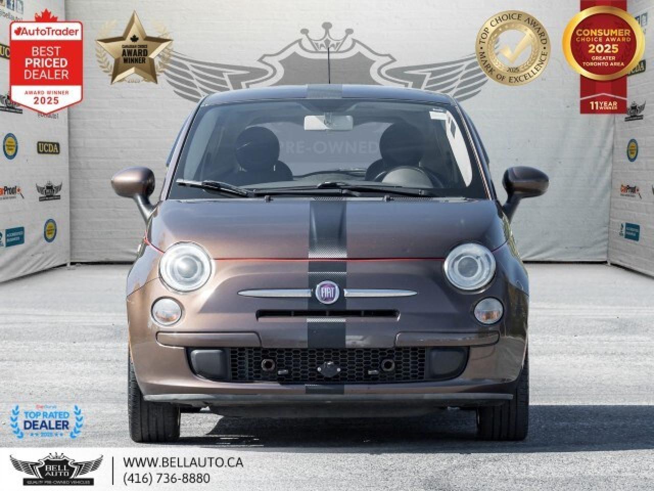 2012 Fiat 500 Pop HB   ESPRESSO BROWN   LOW KM   NOACCIDENT   CL Photo