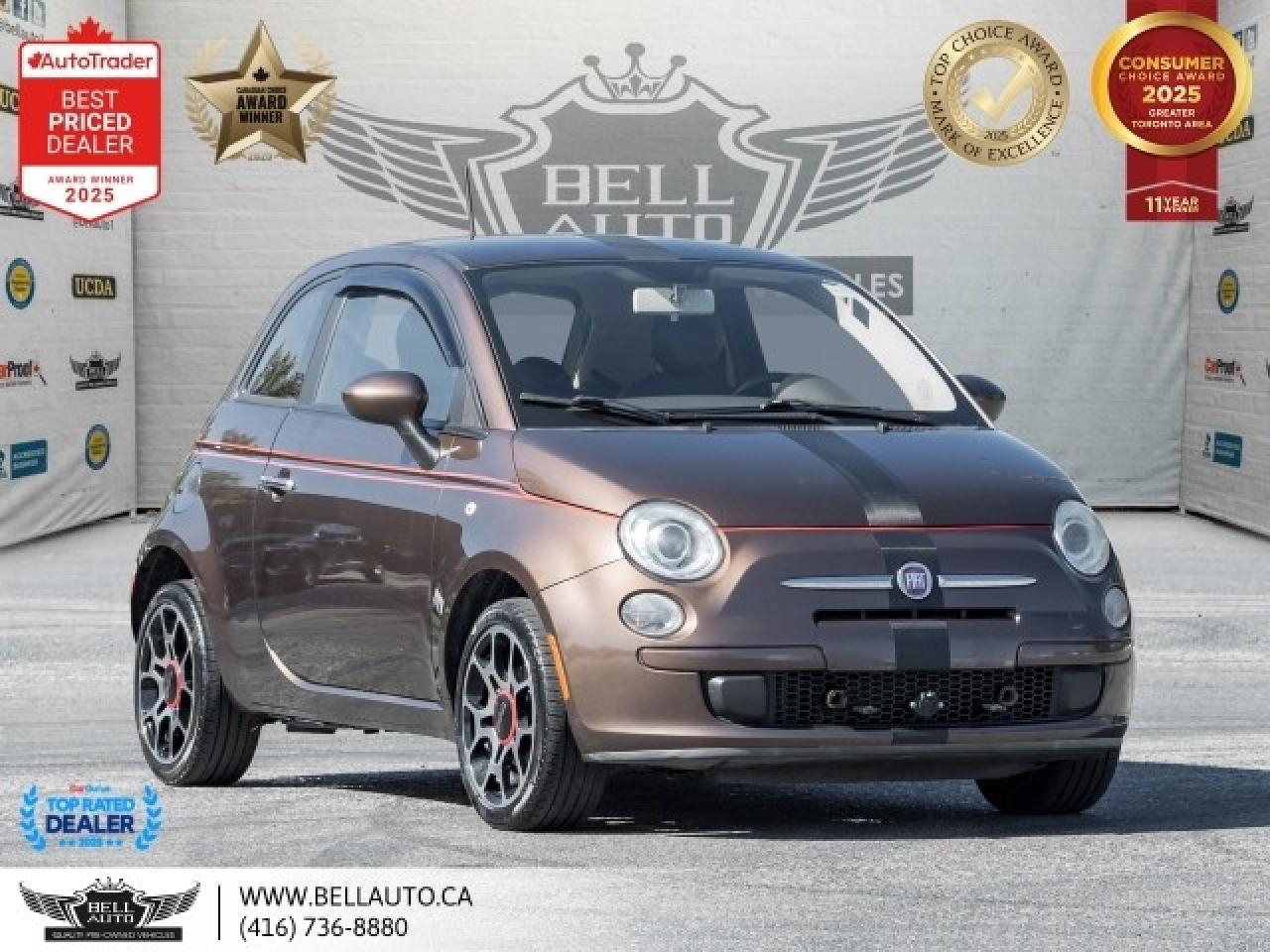 2012 Fiat 500 Pop HB   ESPRESSO BROWN   LOW KM   NOACCIDENT   CL Photo0